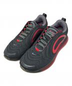 NIKEナイキ）の古着「NIKE AIR MAX 720-MESH スニーカー」｜ブラック×レッド