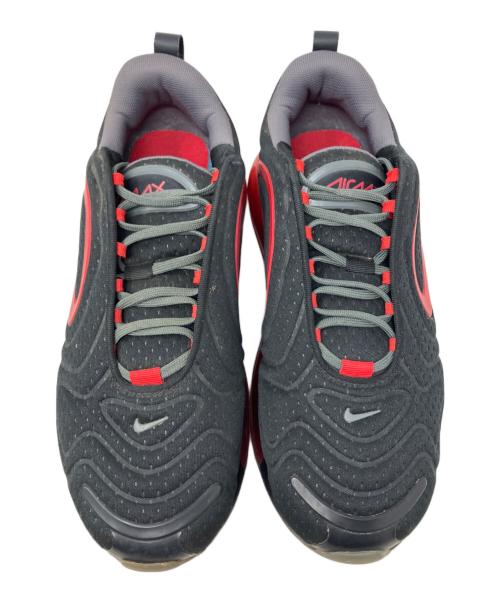 NIKE（ナイキ）NIKE (ナイキ) NIKE AIR MAX 720-MESH スニーカー ブラック×レッド サイズ:27.5cmの古着・服飾アイテム