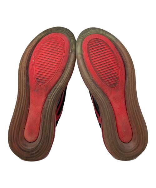 NIKE（ナイキ）NIKE (ナイキ) NIKE AIR MAX 720-MESH スニーカー ブラック×レッド サイズ:27.5cmの古着・服飾アイテム