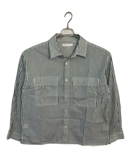 ROTOL（ロトル）ROTOL (ロトル) ROTOL 長袖シャツ ホワイト×グリーン サイズ:2の古着・服飾アイテム