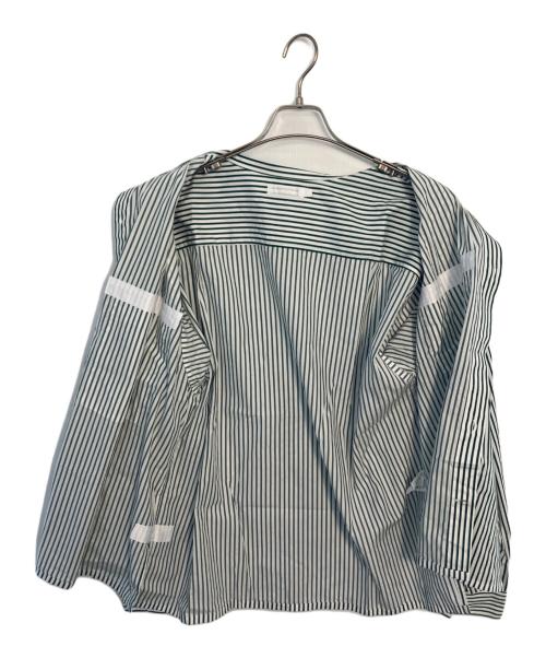ROTOL（ロトル）ROTOL (ロトル) ROTOL 長袖シャツ ホワイト×グリーン サイズ:2の古着・服飾アイテム
