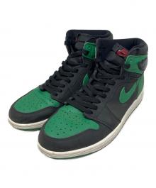 NIKE（ナイキ）の古着「NIKE Air Jordan 1 Retro High OG ハイカットスニーカー」｜グリーン