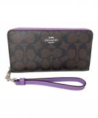 COACHコーチ）の古着「COACH 長財布」｜ブラウン
