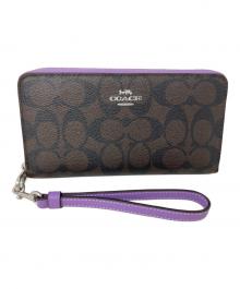 COACH（コーチ）の古着「COACH 長財布」｜ブラウン