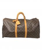 LOUIS VUITTONルイ ヴィトン）の古着「LOUIS VUITTON モノグラム キーポル・バンドリエール55 ボストンバッグ」｜ブラウン