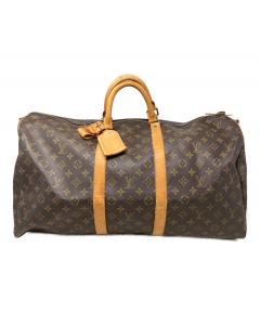美品！Louis Vuitton ボストンバッグ ダークブラウン 中古・古着通販】LOUIS VUITTON (ルイ ヴィトン) ボストンバッグ