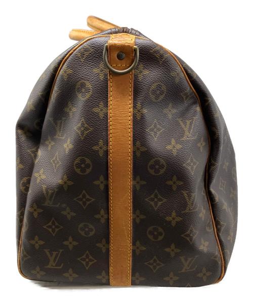 LOUIS VUITTON（ルイ ヴィトン）LOUIS VUITTON (ルイ ヴィトン) LOUIS VUITTON モノグラム キーポル・バンドリエール55 ボストンバッグ ブラウンの古着・服飾アイテム