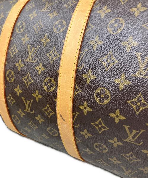 LOUIS VUITTON（ルイ ヴィトン）LOUIS VUITTON (ルイ ヴィトン) LOUIS VUITTON モノグラム キーポル・バンドリエール55 ボストンバッグ ブラウンの古着・服飾アイテム