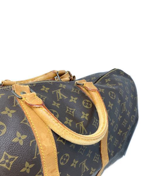 LOUIS VUITTON（ルイ ヴィトン）LOUIS VUITTON (ルイ ヴィトン) LOUIS VUITTON モノグラム キーポル・バンドリエール55 ボストンバッグ ブラウンの古着・服飾アイテム