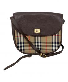 Burberry's（バーバリー）の古着「Burberry's ショルダーバッグ」｜ベージュ×ブラウン