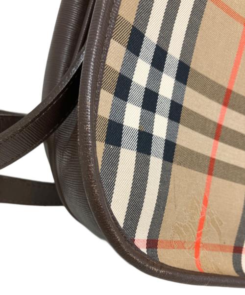 Burberry's（バーバリー）Burberry's (バーバリー) Burberry's ショルダーバッグ ベージュ×ブラウンの古着・服飾アイテム