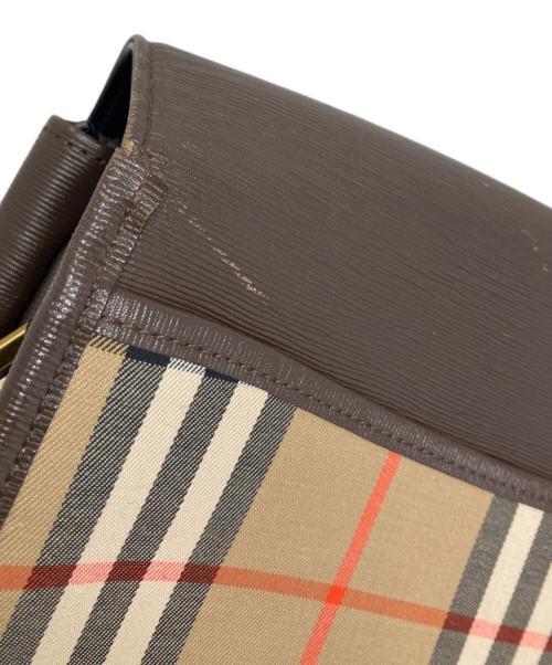 Burberry's（バーバリー）Burberry's (バーバリー) Burberry's ショルダーバッグ ベージュ×ブラウンの古着・服飾アイテム