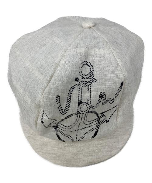 Vivienne Westwood（ヴィヴィアンウエストウッド）Vivienne Westwood (ヴィヴィアンウエストウッド) MOON BAT (ムーンバット) Vivienne Westwood MOON BAT キャスケット アイボリー 未使用品の古着・服飾アイテム