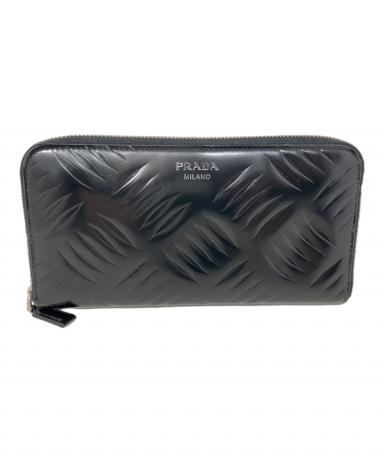 PRADA 正規品 長財布 中古・古着通販】PRADA (プラダ) PRADA 長財布 ブラック｜ブランド