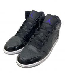 NIKE（ナイキ）の古着「NIKE Air Jordan 1 Mid "Space Jam" ハイカットスニーカー」｜ブラック