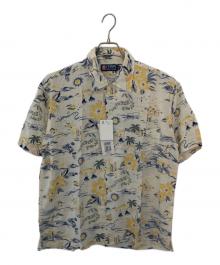 CHAPS RALPH LAUREN（チャップス ラルフローレン）の古着「CHAPS RALPH LAUREN アロハシャツ」｜ベージュ