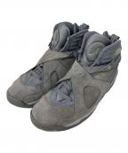 NIKEナイキ）の古着「NIKE AIR JORDAN8 RETRO ハイカットスニーカー」｜グレー