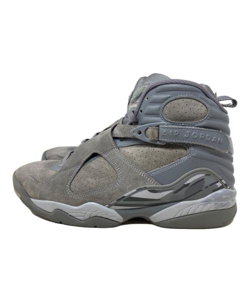 NIKE（ナイキ）NIKE (ナイキ) NIKE AIR JORDAN8 RETRO ハイカットスニーカー グレー サイズ:28㎝の古着・服飾アイテム