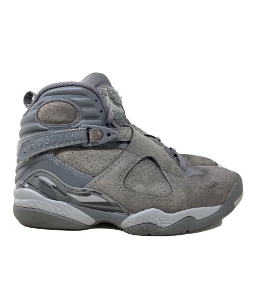 NIKE（ナイキ）NIKE (ナイキ) NIKE AIR JORDAN8 RETRO ハイカットスニーカー グレー サイズ:28㎝の古着・服飾アイテム