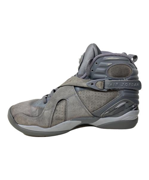 NIKE（ナイキ）NIKE (ナイキ) NIKE AIR JORDAN8 RETRO ハイカットスニーカー グレー サイズ:28㎝の古着・服飾アイテム