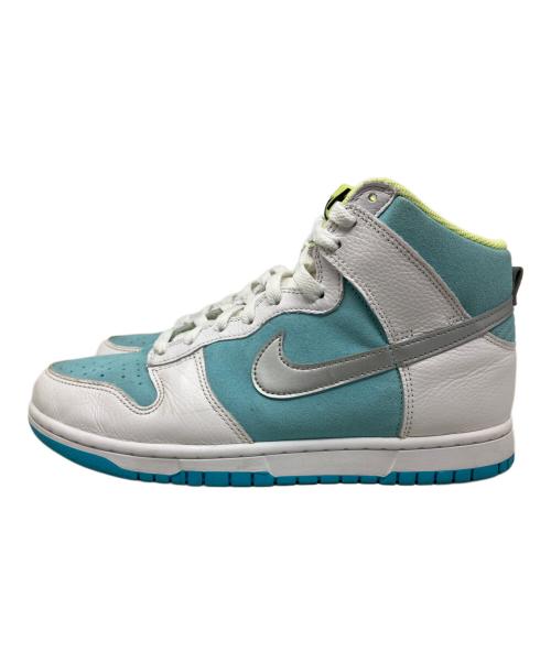 NIKE（ナイキ）NIKE (ナイキ) NIKE ハイカットスニーカー ホワイト×スカイブルー サイズ:26.5㎝の古着・服飾アイテム