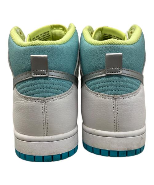 NIKE（ナイキ）NIKE (ナイキ) NIKE ハイカットスニーカー ホワイト×スカイブルー サイズ:26.5㎝の古着・服飾アイテム