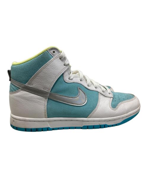 NIKE（ナイキ）NIKE (ナイキ) NIKE ハイカットスニーカー ホワイト×スカイブルー サイズ:26.5㎝の古着・服飾アイテム
