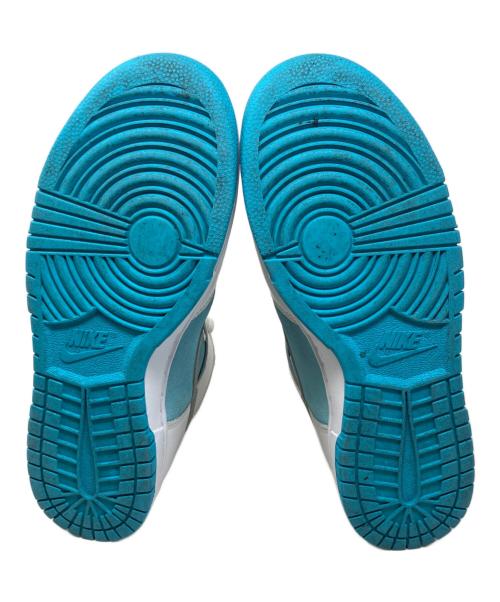 NIKE（ナイキ）NIKE (ナイキ) NIKE ハイカットスニーカー ホワイト×スカイブルー サイズ:26.5㎝の古着・服飾アイテム