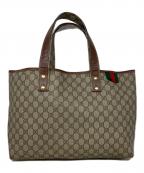 GUCCIグッチ）の古着「GUCCI GGスプリーム シェリーライン トートバッグ」
