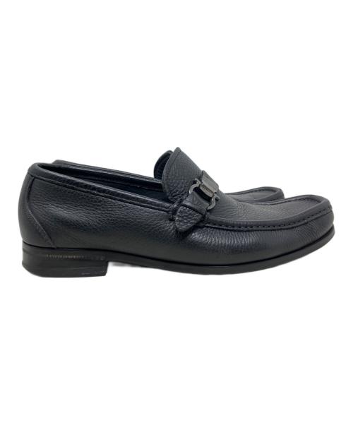 Ferragamo（フェラガモ）Ferragamo (フェラガモ) Ferragamo レザーシューズ ブラック サイズ:11Sの古着・服飾アイテム