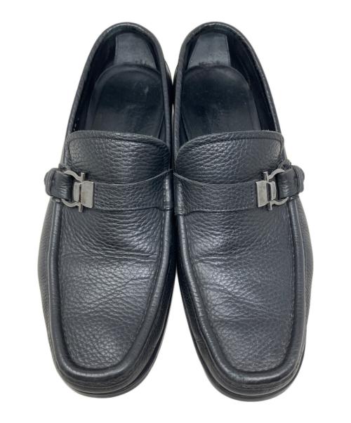 Ferragamo（フェラガモ）Ferragamo (フェラガモ) Ferragamo レザーシューズ ブラック サイズ:11Sの古着・服飾アイテム