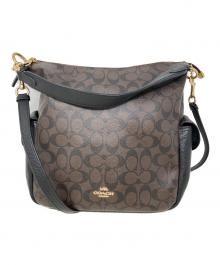 COACH（コーチ）の古着「COACH シグネチャー 2WAYバッグ」｜ブラウン