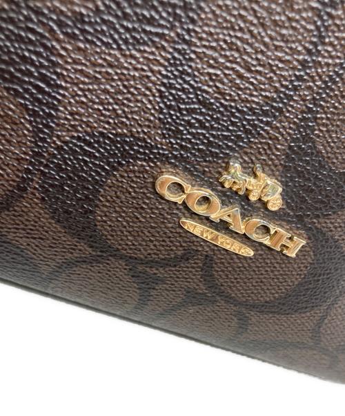 COACH（コーチ）COACH (コーチ) COACH シグネチャー 2WAYバッグ ブラウンの古着・服飾アイテム