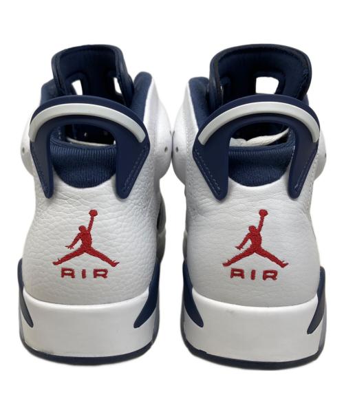 NIKE（ナイキ）NIKE (ナイキ) NIKE AIR JORDAN 6 RETRO スニーカー ホワイト×ネイビー サイズ:27.5cmの古着・服飾アイテム