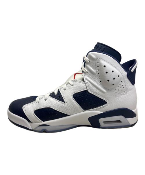 NIKE（ナイキ）NIKE (ナイキ) NIKE AIR JORDAN 6 RETRO スニーカー ホワイト×ネイビー サイズ:27.5cmの古着・服飾アイテム