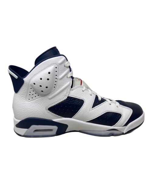 NIKE（ナイキ）NIKE (ナイキ) NIKE AIR JORDAN 6 RETRO スニーカー ホワイト×ネイビー サイズ:27.5cmの古着・服飾アイテム