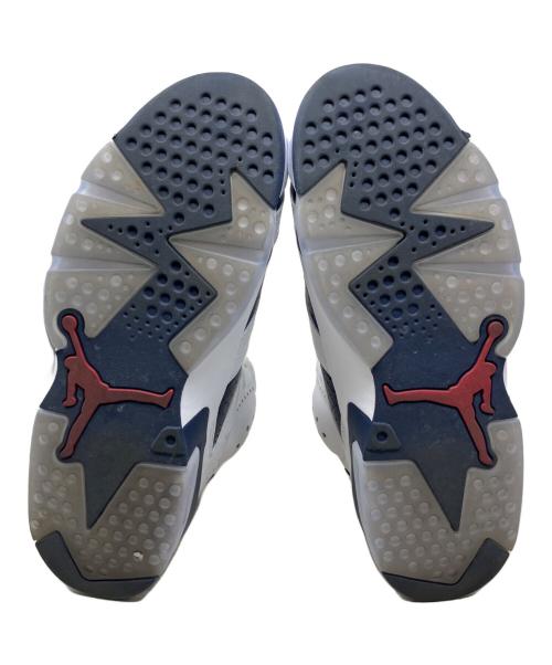 NIKE（ナイキ）NIKE (ナイキ) NIKE AIR JORDAN 6 RETRO スニーカー ホワイト×ネイビー サイズ:27.5cmの古着・服飾アイテム