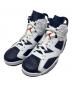 NIKE（ナイキ）の古着「NIKE AIR JORDAN 6 RETRO スニーカー」｜ホワイト×ネイビー
