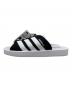 adidas (アディダス) adidas サンダル ホワイト×ブラック サイズ:26.5㎝ 未使用品：6000円