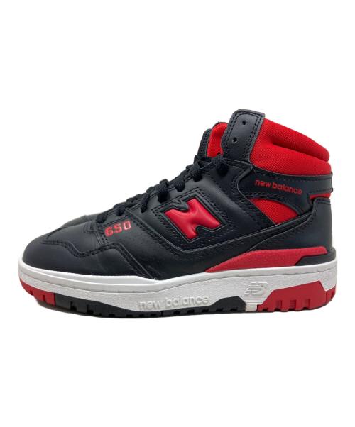NEW BALANCE（ニューバランス）NEW BALANCE (ニューバランス) NEW BALANCE ハイカットスニーカー レッド×ブラック サイズ:23㎝の古着・服飾アイテム