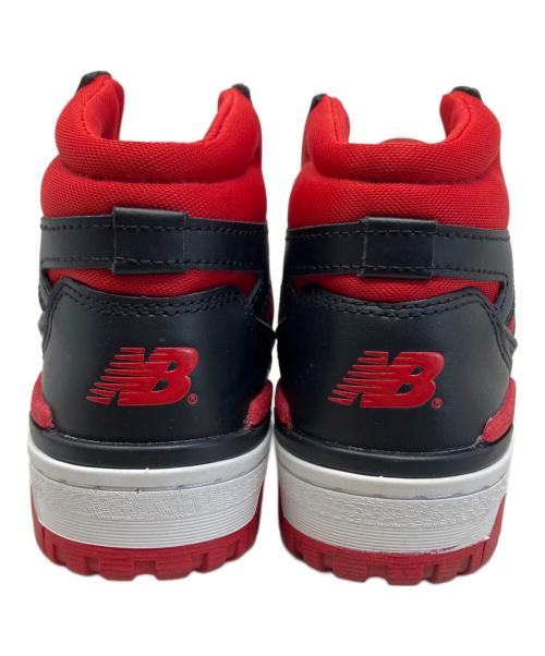 NEW BALANCE（ニューバランス）NEW BALANCE (ニューバランス) NEW BALANCE ハイカットスニーカー レッド×ブラック サイズ:23㎝の古着・服飾アイテム