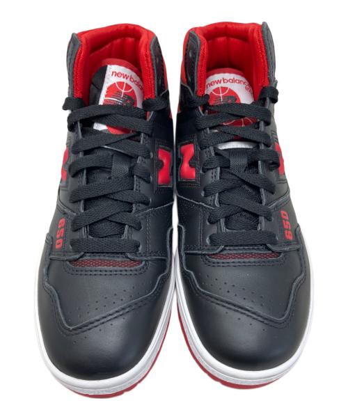 NEW BALANCE（ニューバランス）NEW BALANCE (ニューバランス) NEW BALANCE ハイカットスニーカー レッド×ブラック サイズ:23㎝の古着・服飾アイテム