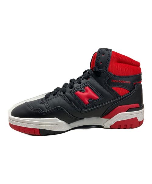 NEW BALANCE（ニューバランス）NEW BALANCE (ニューバランス) NEW BALANCE ハイカットスニーカー レッド×ブラック サイズ:23㎝の古着・服飾アイテム
