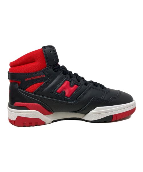 NEW BALANCE（ニューバランス）NEW BALANCE (ニューバランス) NEW BALANCE ハイカットスニーカー レッド×ブラック サイズ:23㎝の古着・服飾アイテム
