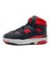 NEW BALANCE (ニューバランス) NEW BALANCE ハイカットスニーカー レッド×ブラック サイズ:23㎝：5000円