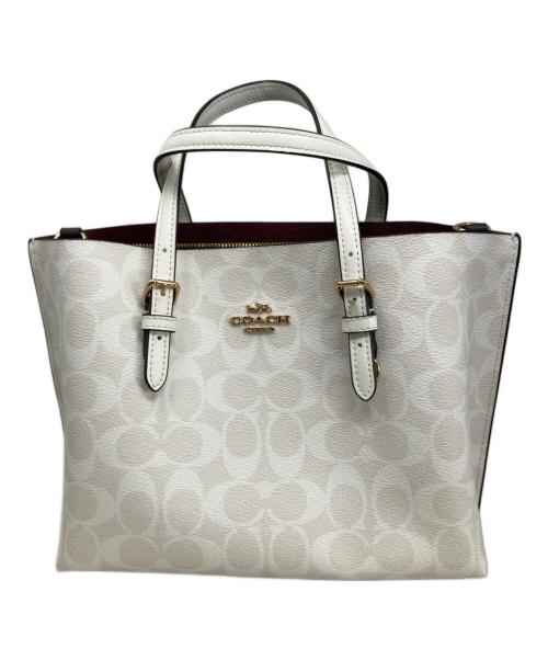 COACH（コーチ）COACH (コーチ) COACH トートバッグ ホワイトの古着・服飾アイテム