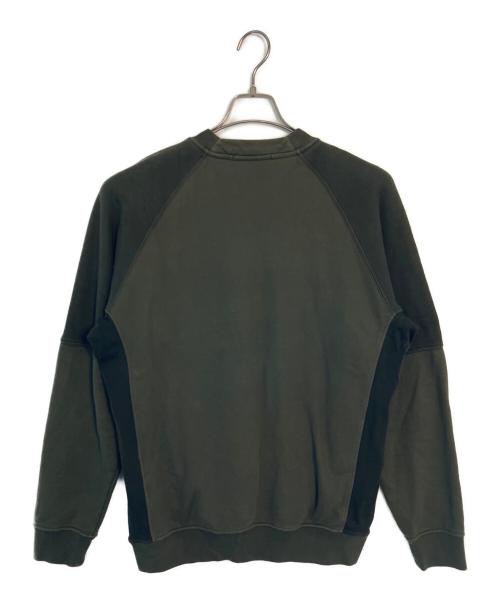 STONE ISLAND（ストーンアイランド）STONE ISLAND (ストーンアイランド) STONE ISLAND ロゴスウェット オリーブ サイズ:Mの古着・服飾アイテム