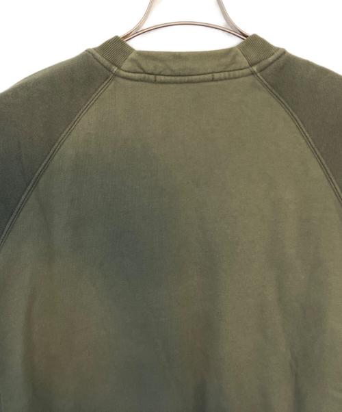 STONE ISLAND（ストーンアイランド）STONE ISLAND (ストーンアイランド) STONE ISLAND ロゴスウェット オリーブ サイズ:Mの古着・服飾アイテム