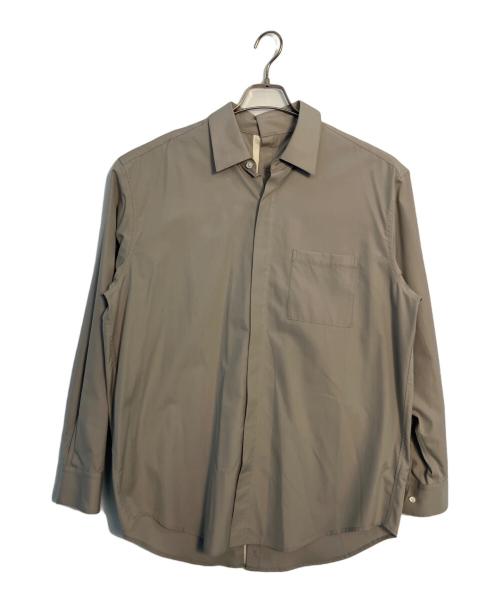 stein（シュタイン）stein (シュタイン) stein OVERSIZED BACK BUTTONED SHIRT グレー サイズ:Ｓの古着・服飾アイテム