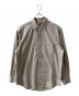 stein（シュタイン）の古着「stein OVERSIZED BACK BUTTONED SHIRT」｜グレー